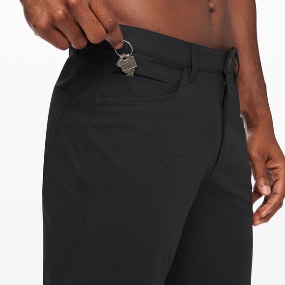 Lululemon ABC Classic Fit 5 Picket Pants Obsidian men’s size 36 x 28 pre owned - Picture 3 of 4